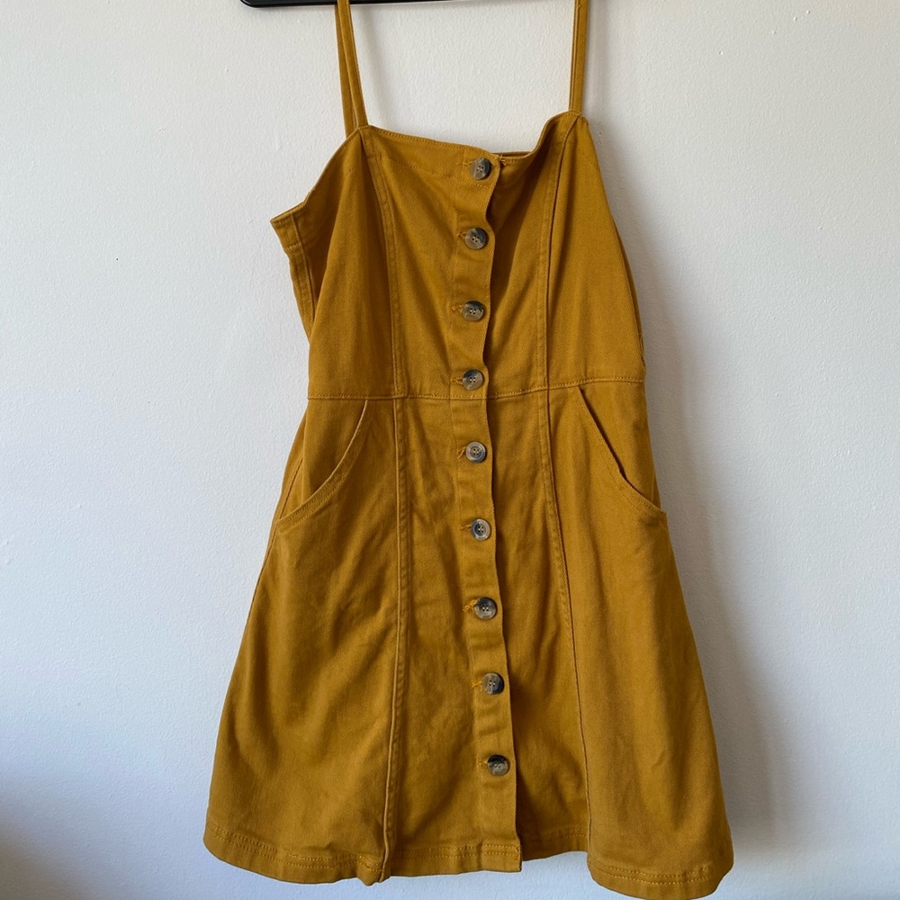Corduroy Button Down Dress